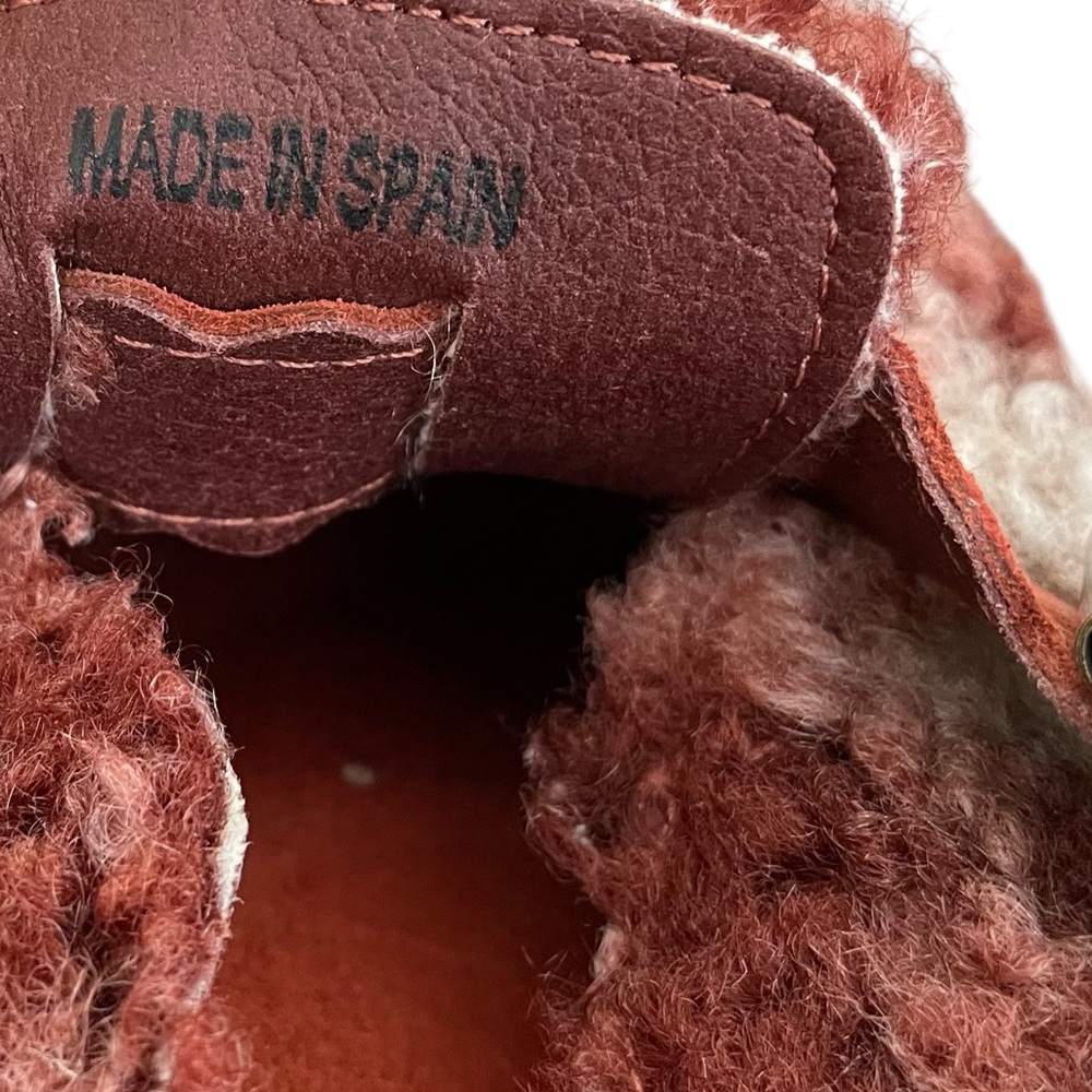 Anthropologie Pilcro Plaid Sherpa Clogs Size 9 - Picture 11 of 12